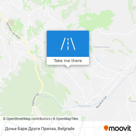 Доње Баре Други Прилаз map