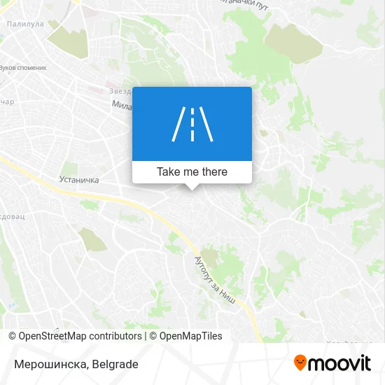 Мерошинска map