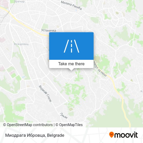 Миодрага Ибровца map