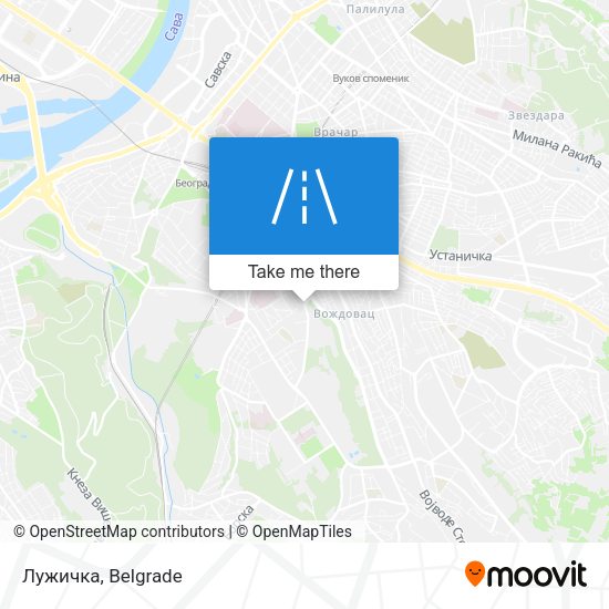 Лужичка map