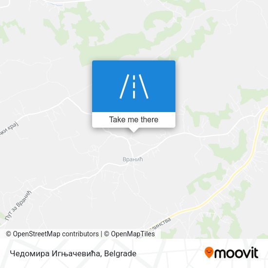 Чедомира Игњачевића map
