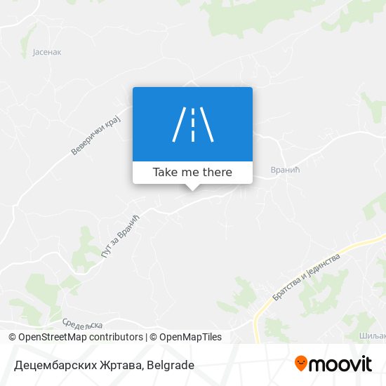 Децембарских Жртава map