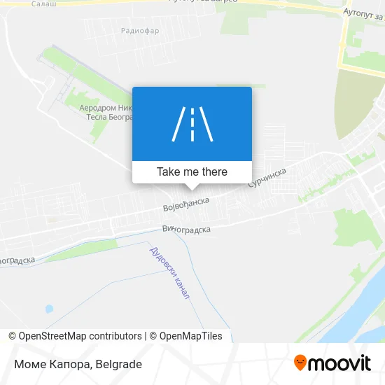 Моме Капора map