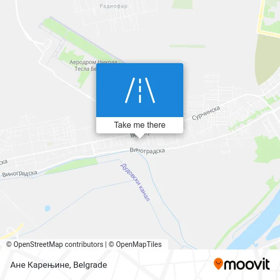 Ане Карењине map