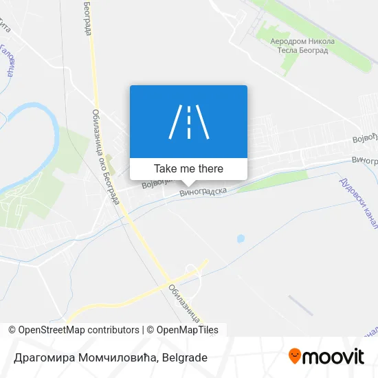 Драгомира Момчиловића map