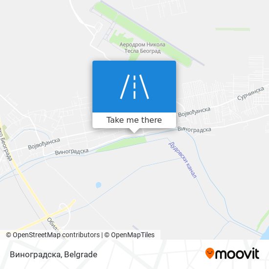 Виноградска map