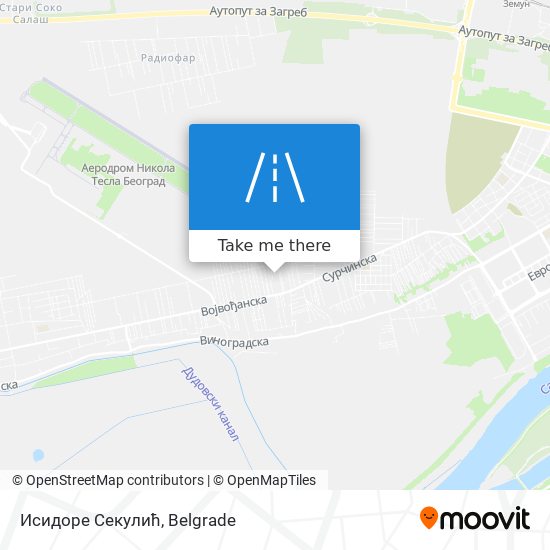 Исидоре Секулић map