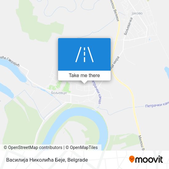Василија Николића Беје map