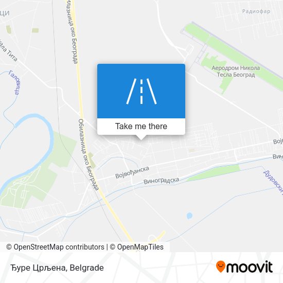 Ђуре Црљена map