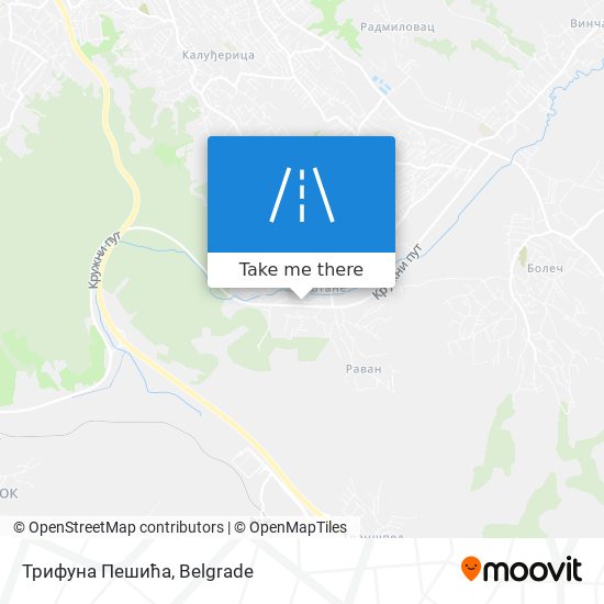 Трифуна Пешића map