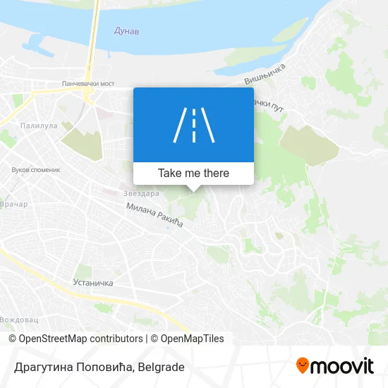 Драгутина Поповића map