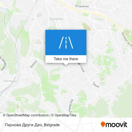 Паунова Други Део map