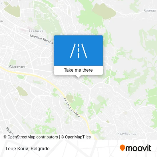 Геце Кона map