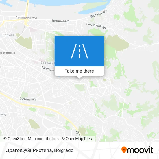 Драгољуба Ристића map