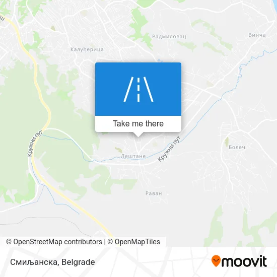 Смиљанска map