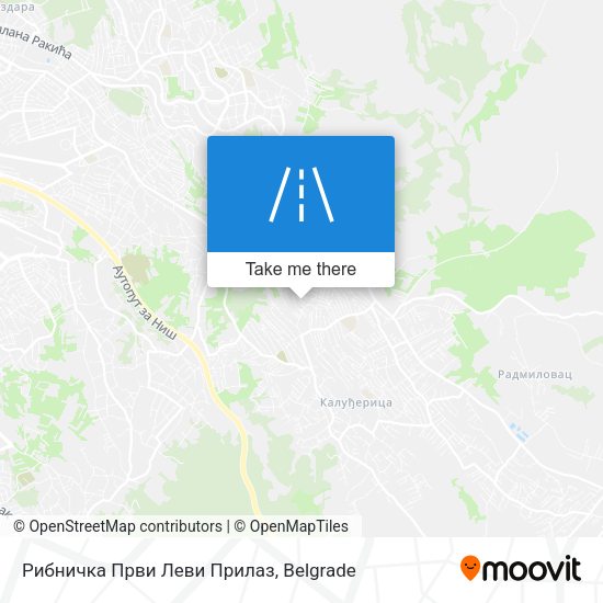 Рибничка Први Леви Прилаз map
