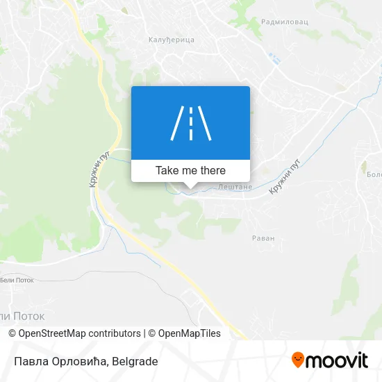 Павла Орловића map