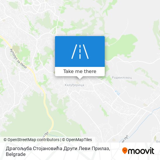 Драгољуба Стојановића Други Леви Прилаз map