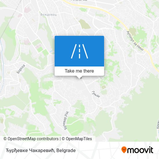 Ђурђевке Чакаревић map
