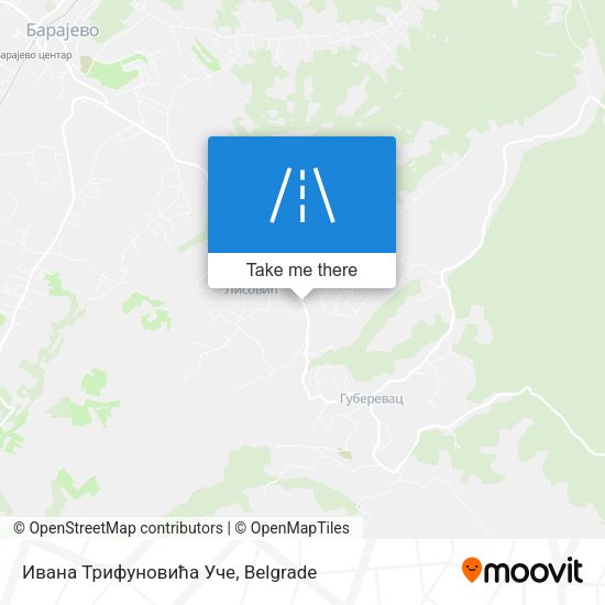 Ивана Трифуновића Уче map