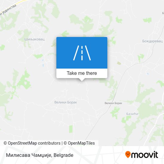 Милисава Чамџије map