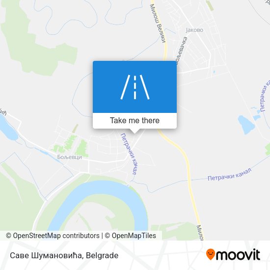 Саве Шумановића map