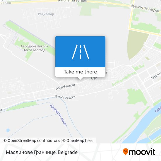 Маслинове Гранчице map