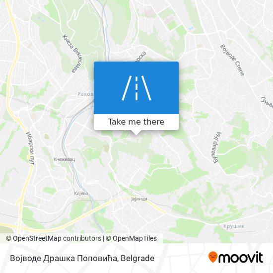 Војводе Драшка Поповића map