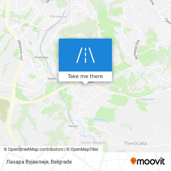 Лазара Вујаклије map