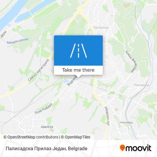 Палисадска Прилаз Један map