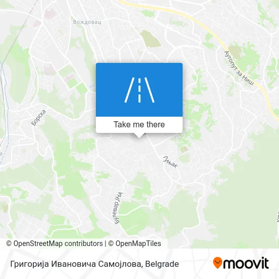 Григорија Ивановича Самојлова map