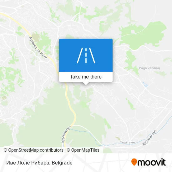 Иве Лоле Рибара map