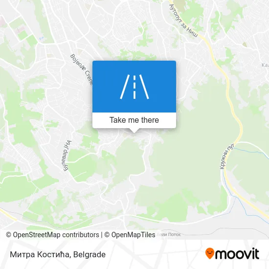 Митра Костића map