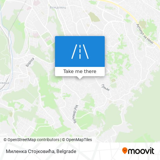 Миленка Стојковића map