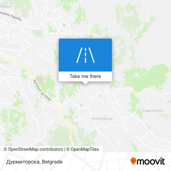 Дурмиторска map