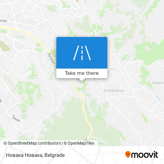 Новака Новака map