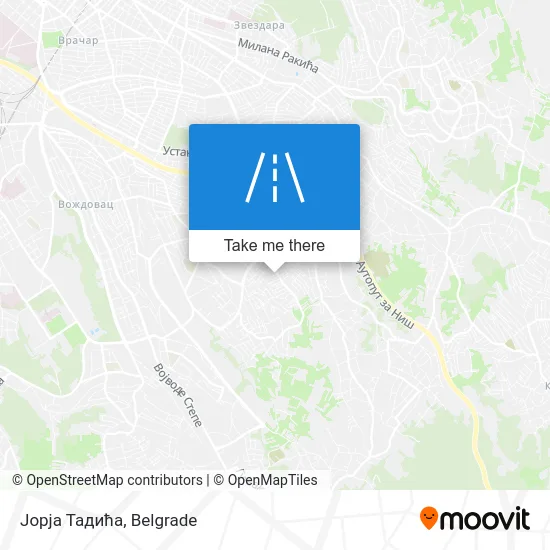 Јорја Тадића map