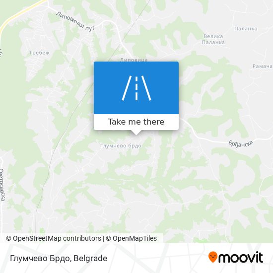 Глумчево Брдо map