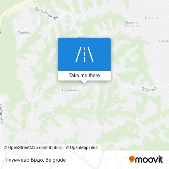 Глумчево Брдо map