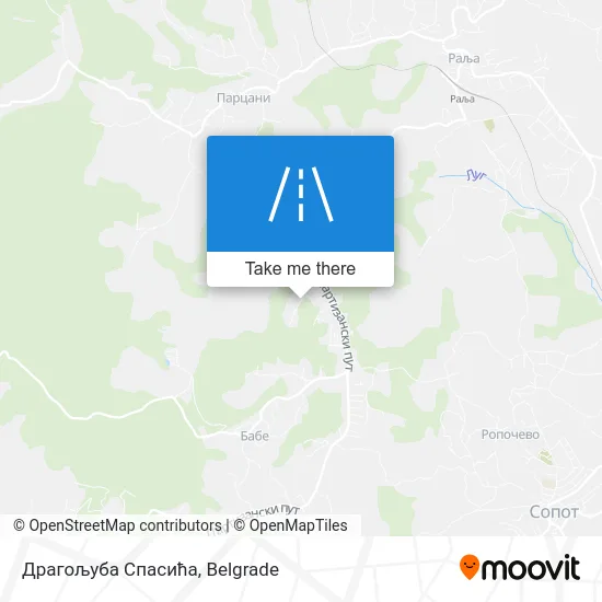 Драгољуба Спасића map