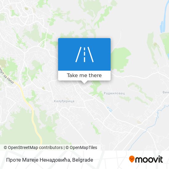 Проте Матеје Ненадовића map