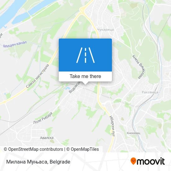 Милана Муњаса map