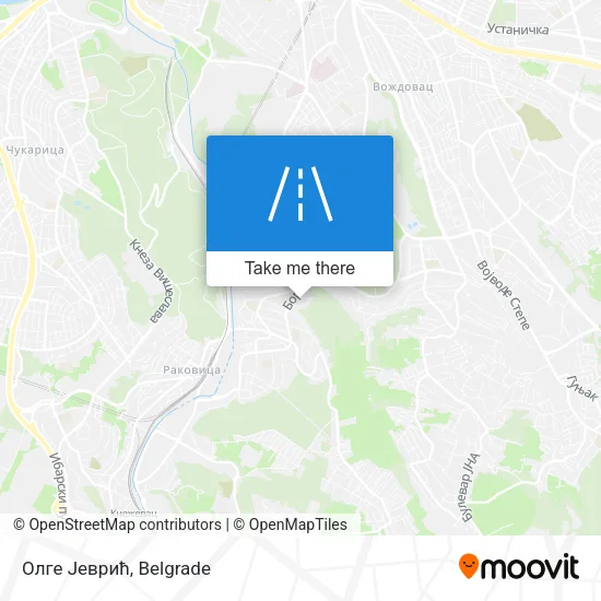 Олге Јеврић map
