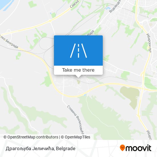 Драгољуба Јеличића map