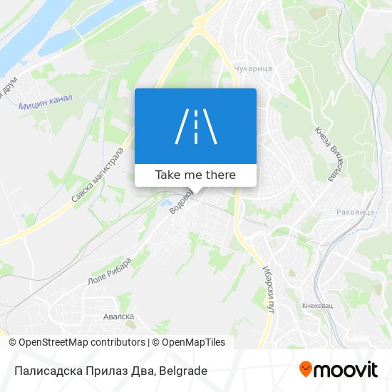 Палисадска Прилаз Два map