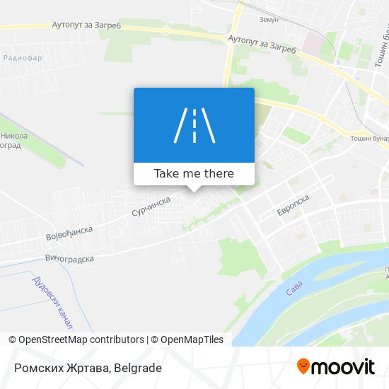 Ромских Жртава map