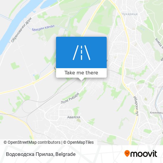 Водоводска Прилаз map