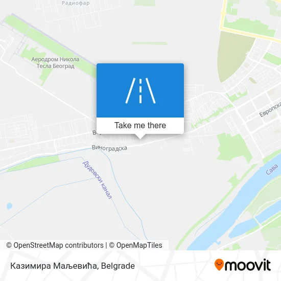 Казимира Маљевића map