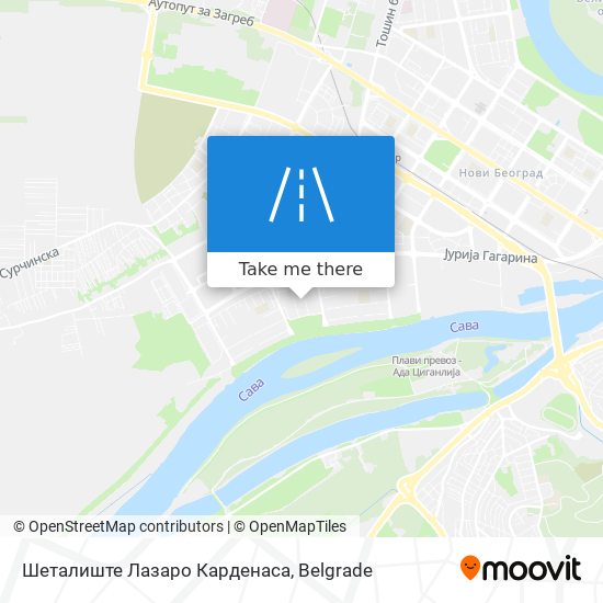 Шеталиште Лазаро Карденаса map