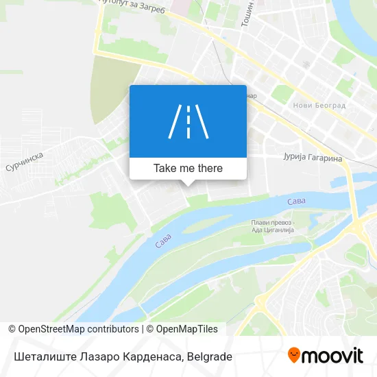 Шеталиште Лазаро Карденаса map